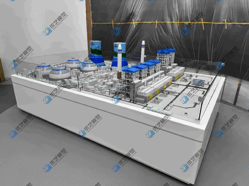 湖南省優(yōu)藝模型——火電廠沙盤(pán)模型、電廠仿真模型